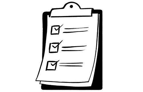 checklist illustration